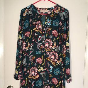 LOFT Garden Fall Floral dress